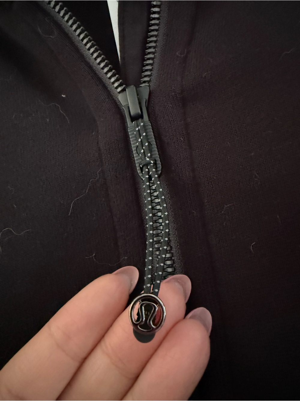 Lululemon Scuba Oversized Funnel-Neck Half Zip Long Black - M/L - Picture 5 of 15